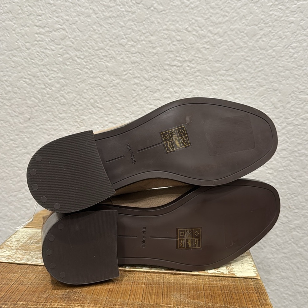 Dolce Vita Taupe Ankle Booties - Picture 6 of 9